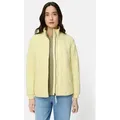 camel active Steppjacke mit Taschen Langarm Markenlabel gelb M (38)
