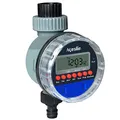 Aqualin Bewässerungsuhr mit Kugelhahn Automatischer Bewässerungscomputer Wasser Zeitschaltuhr Bewässerungssystem für Garten Hof (mit Display) … Blau