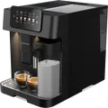 GRUNDIG Kaffeevollautomat KVA 7230 | 19 Bar | 2 l Wassertank | Fach für zweite Sorte | Höhenverstellbar | Silber