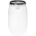 Garronda Regentonne 120L Lebensmittelfass Sauerkrautfass Hobbock Garten GD-0078, Weiß, 120 l weiß 120 l