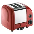 Dualit 27031 Vario NEW Generation Toaster, Edelstahlgeh?use, Stoppfunktion, Auftaufunktion - Rot