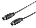 Audio / MIDI Kabel, 5-pol. DIN-Stecker DIN-Stecker, schwarz - Länge: 2,50 m