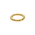 Purelei Bright Ring Damen Verstellbarer Edelstahlring, Wasserfester Schmuck, Goldener Ring mit Kugel-Design, Größen 50-60, Eleganter Modeschmuck für Individuellen Look