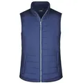 Ladies' Padded Vest Leichte, wattierte Steppweste blau, Gr. S