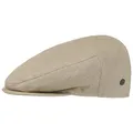 LIERYS Inglese Schirmmütze Denim Optik meliert Made in Italy Herren Frühling Sommer beige 57 cm