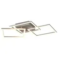 Reality Leuchten Deckenleuchten Trail Metall Silber Titan