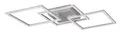 Reality Leuchten LED Deckenleuchte Trail R64493187, Metall titanfarbig, inkl. 31 Watt LED