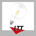 LEDVANCE Bluetooth SMART+ Filament Globe LED Lampe dimmbar (ex 60W) 6W / 2700K Warmweiß E27