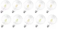 10x LEDVANCE SMART+ LED Filament Globe 5,5W E27 Alexa Google Apple EEK:G(SpkA-G)