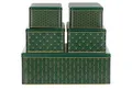 bonsport Keksdose Keksdosen 5er-Set, eckig, Metall, Pattern