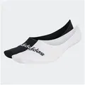 adidas Performance Funktionssocken THIN LINEAR BALLERINA SOCKEN, 2 PAAR (2-Paar) Kurzsocken, Füßlinge weiß L (43/45)
