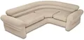 Intex Corner Sofa aufblasbare Couch Ecksofa 257x203x76cm beige 1701178
