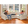 Ecksofa Eckcouch Lounge Couchgarnitur Sessel Beige 257x203x76 cm 68575NP INTEX