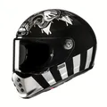 HJC V10 Crania MC5 Integral Motorrad Helm Gr. M - Schwarz Grau