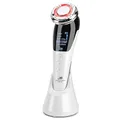 Lalano’S SkinStar Anti-Aging Gerät – EMS & Vibration, Mikrodermabrasion, LED Licht, Hot/Cold-Therapie, Gesichtsstraffung, Porenreinigung & Hautpflegegerät, wiederaufladbar, für Damen & Herren