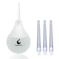 224 ml Einlaufbirnen-Kit Analdusche und Vaginaldusche mit 4 Düsen (transparent)