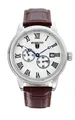 Riedenschild RS7609-02 Automatikuhr Weiss Lederband Braun 42 mm
