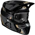 Leatt 8.5 Camo, Motocrosshelm - Schwarz/Grau/Gold - S