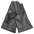 Mil-Tec Lederhandschuhe Bundeswehr Lederhandschuhe gefüttert schwarz Gefüttert 11 (XXL)