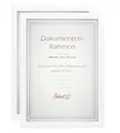 IDEAL TREND 2er 3er 5er 10er Pack Dokument Bilderrahmen 21x29,7 DIN A4 Urkunde Foto Rahmen: Farbe: 2er Pack Wei�