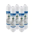 Aqua Quality Inline-Wasserfilter für Kühlschränke in kompatibel mit Samsung, Daewoo, LG, Kenwood, Hotpoint und mehr! Entfernt Chlorgeschmack und -geruch | Genießen Sie wohlschmeckendes Wasser (5er-Pk)