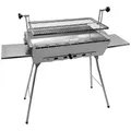 Olymp Handels GmbH Holzkohlegrill Mangal Ideal Edelstahl 1,5 mm rostfrei Schaschlik Grill verstellbar