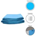 Poolfolie Ersatzfolie Rundbecken 550x136cm - Dicke 0,4mm - overlap - blau
