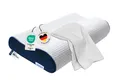 casimum Nackenstützkissen Orthopädisches Nackenkissen ERGO VARIO, 60x30cm, höhenverstellbar, Füllung: Memory Foam (Memory Schaum), Bezug: Weiß, ergonomisches Nackenkissen, orthopädisches Kissen