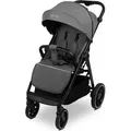 CARETERO Jimbo City-Kinderwagen - 6 Monaten bis 22 kg - 80x59x109cm - Graphit - Grau