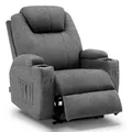 MCombo Elektrisch Relaxsessel Massagesessel Fernsehsessel Heizung Stoff 7061DE