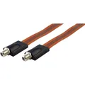 Schwaiger Ultraflache Fensterdurchführung mit F-Stecker für Koaxialkabel