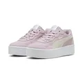 PUMA Damen Court Lally Skye Suede Sneakers 36, Rose Mauve White Pink