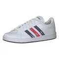 adidas Unisex Grand Court Beyond Shoes-Low (Non Football), FTWR White/Team Royal Blue/Scarlet, 41 1/3 EU