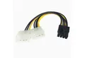 Bolwins R38 8pin PCIe auf 2x 4Pin Molex Grafikkarte Stromkabel Stromadapter Computer-Kabel, 2x Molex 4-Pin, PCI-E 8-Pin (15 cm), PCI-Express-Stromadapter für Grafikkarten