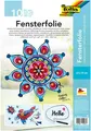 folia Fensterfolie, 230 x 330 mm, farblos transparent ideal für Window Color