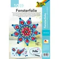folia 450230 Fensterfolie, 23 x 33 cm, selbsthaftend, farblos, transparent (2 x 