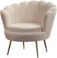 SalesFever Loungesessel Sessel: Entspannung pur, Extravaganter Blickfang im stilvollen Muscheldesign