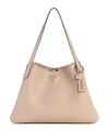 GUESS Damen Sora Girlfriend Carryall Schultertasche, Stein