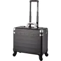 Alumaxx Pilotenkoffer Pandora Teleskoptrolleysystem Aluminium matt schwarz 45169