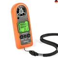 Anemometer Mini Windmesser Digital Windmessgerät, Kethvoz 816B Wind Gauge 