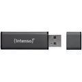 Intenso Alu Line Typ-A 32GB USB-Stick Anthrazit Mit Schutzkappe, bis zu 28 MB/s, USB 2.0