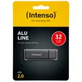kQ Intenso USB Stick Alu Line 32 GB USB 2.0 Speicherstick anthrazit