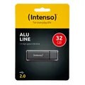 Intenso USB Stick  Alu Line 32 GB anthrazit 2.0 Speicher 32GB AluLine