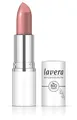 lavera Cream Glow Lipstick -Retro Rose 02 - Intensive Farbe - Glänzendes Finish - Bis zu 6 Stunden Halt - vegan - Naturkosmetik (1x 18 g)