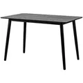 Nordlys Esstisch, Schwarz, Holz, 120x75x75 cm, FSC 100%, Esszimmer, Tische, Esstische
