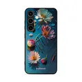 MOBIWEAR Glossy Handyhülle für Samsung S24 – Motiv G013G – Ultra Slim Hybrid Case – Glänzende Hardcase Rückseite – Flexible TPU Seiten – Kratzfest Stoßfest – Erhöhte Kanten