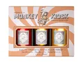 Monkey 47 Kiosk Set, Schwarzwald Gin Probierset mit Dry Gin, Sloe Gin und Barrel Cut, Gin Tasting Geschenk-Box mit drei Miniatur-Flaschen, 3 x 50ml