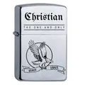 Zippo Feuerzeug mit Gravur als Geschenkidee - graviert mit Adler + Name + Jahr