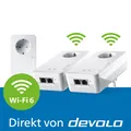 devolo Magic 2 WiFi 6 next Powerline Mesh WLAN Verstärker 3x Adapter