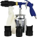 GEKO Umlauf-Sandstrahlpistole 1l + Düsen Strahlmischung 1kg (5901477115523)